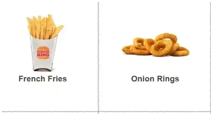Burger King Sides Menu