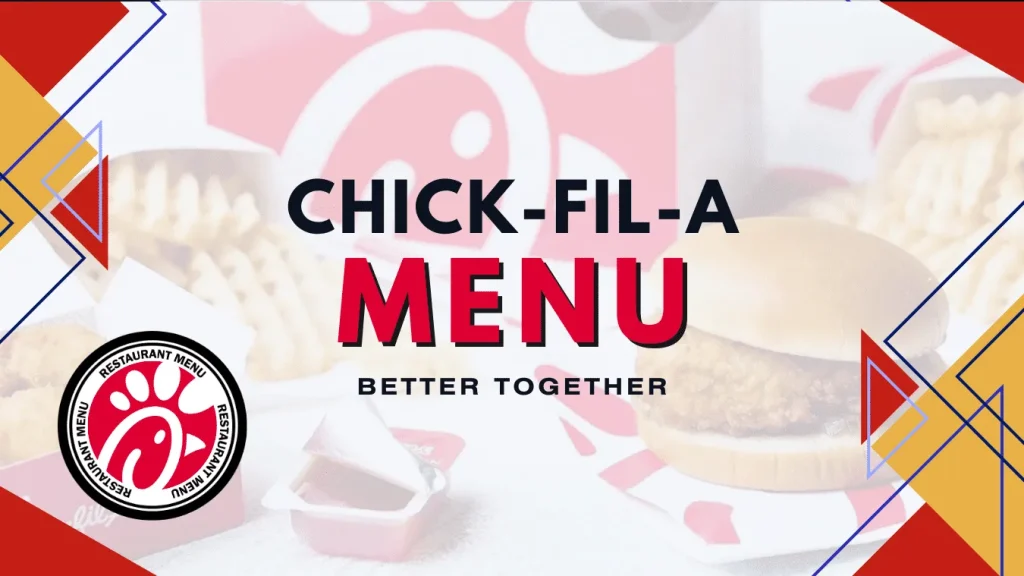 Chick Fil A Menu