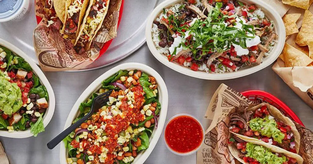 Chipotle Entrees Menu