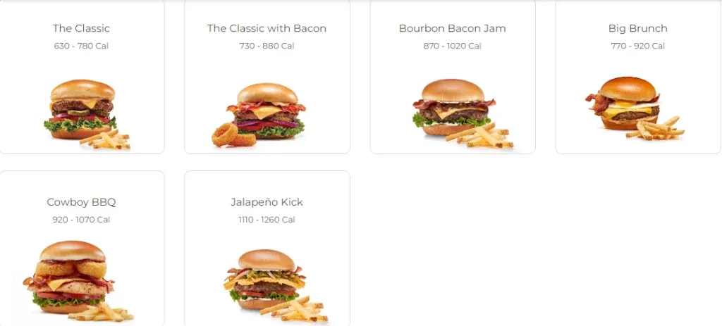 IHop Burgers & Chicken Sandwiches Menu
