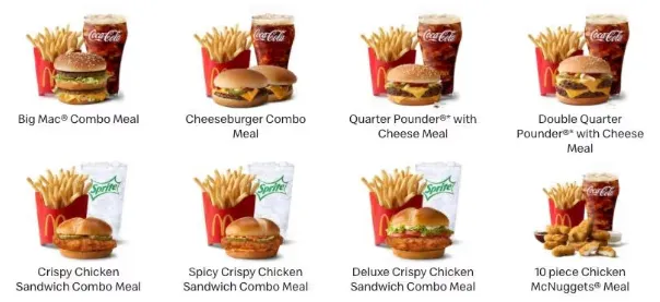 Lunch Combo Meals
