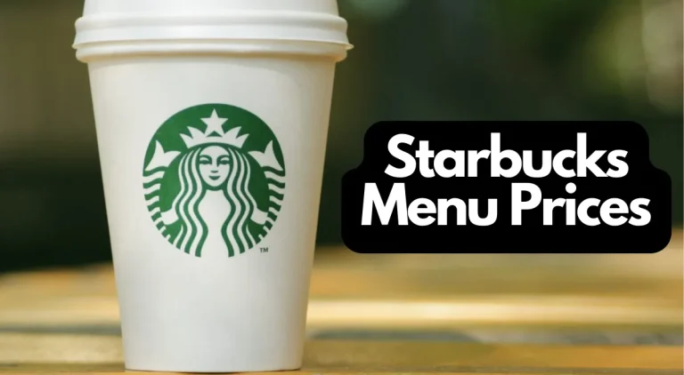 Starbucks Menu