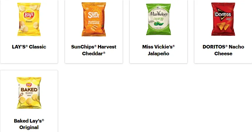 Subway Sides Menu