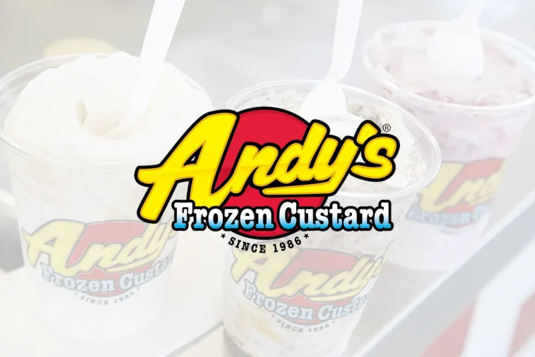 Andy's Frozen Custard Menu