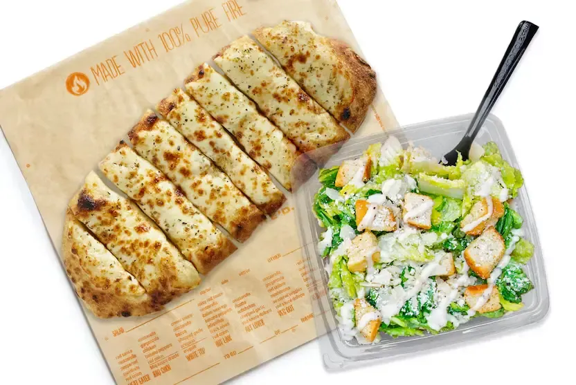 Blaze Pizza Cheesy Breads & Salads Menu