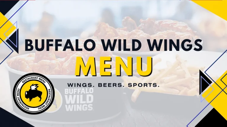Buffalo Wild Wings Menu