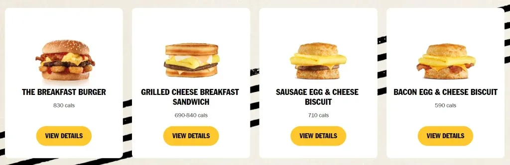 Carl's Jr. Breakfast Sandwiches & Biscuits