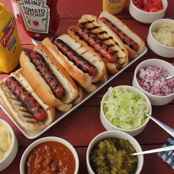 Cook Out Char-Grilled Hot Dogs Menu