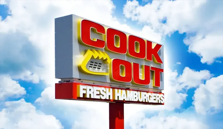 Cook Out Menu