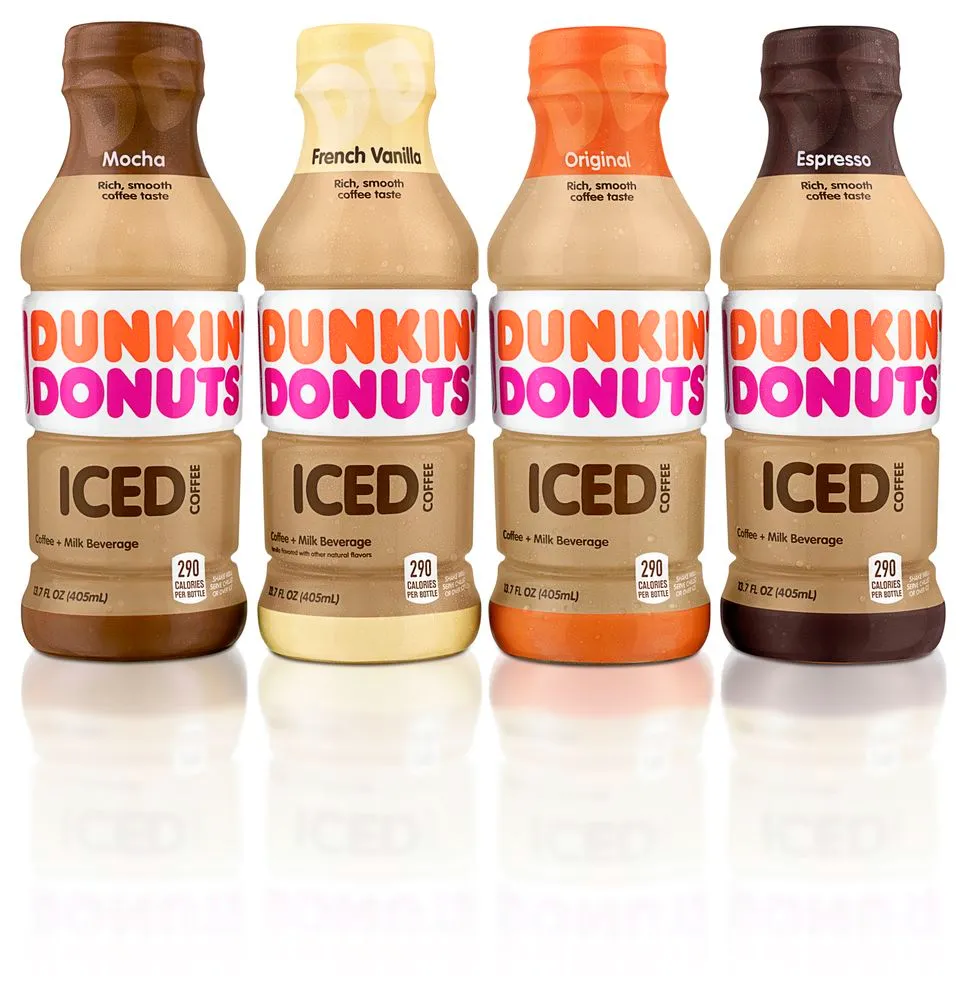 Dunkin Donuts Bottled Drinks Menu