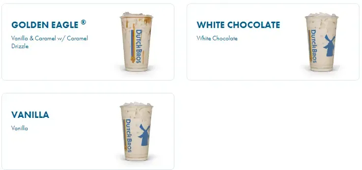 Dutch Bros Chai Menu