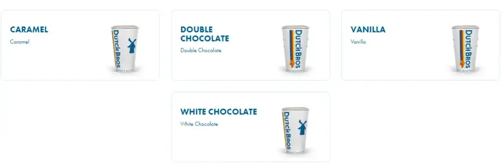 Dutch Bros Dutch Cocoa Menu
