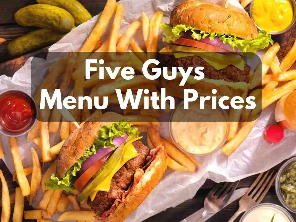 Five Guys Menu