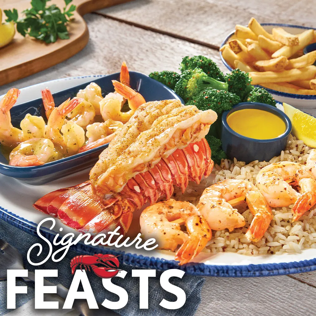 Red Lobster Signature Feasts Menu