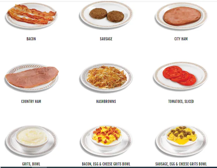 Waffle House Sides Menu