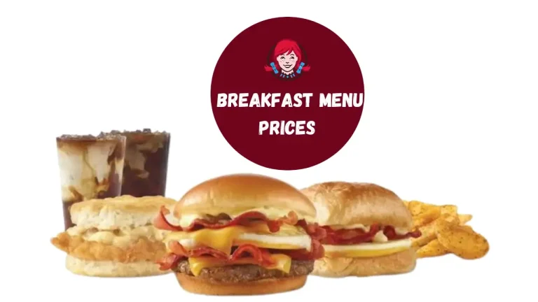 Wendy's Breakfast Menu