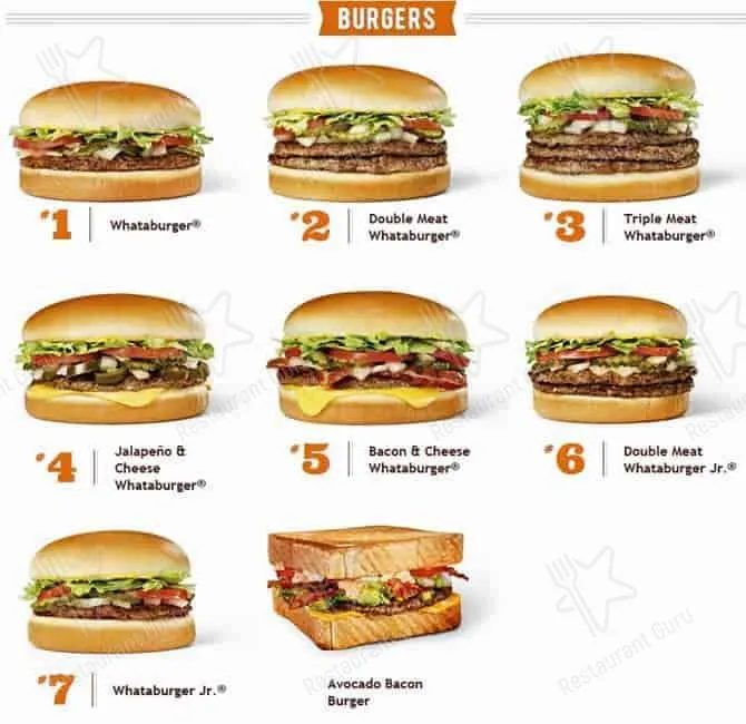 Whataburger Most Popular Menu