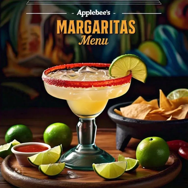 Applebee's Margaritas Menu