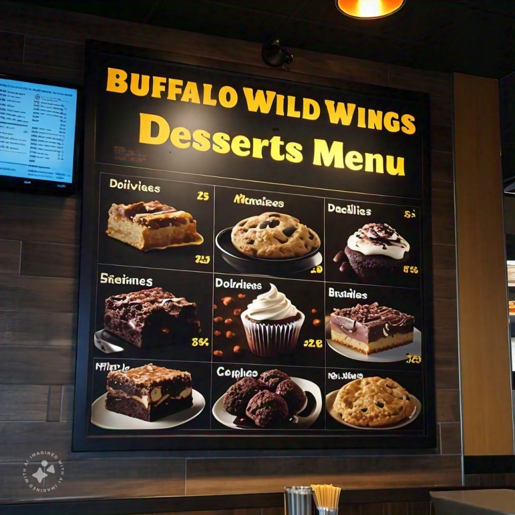 Buffalo Wild Wings Desserts Menu