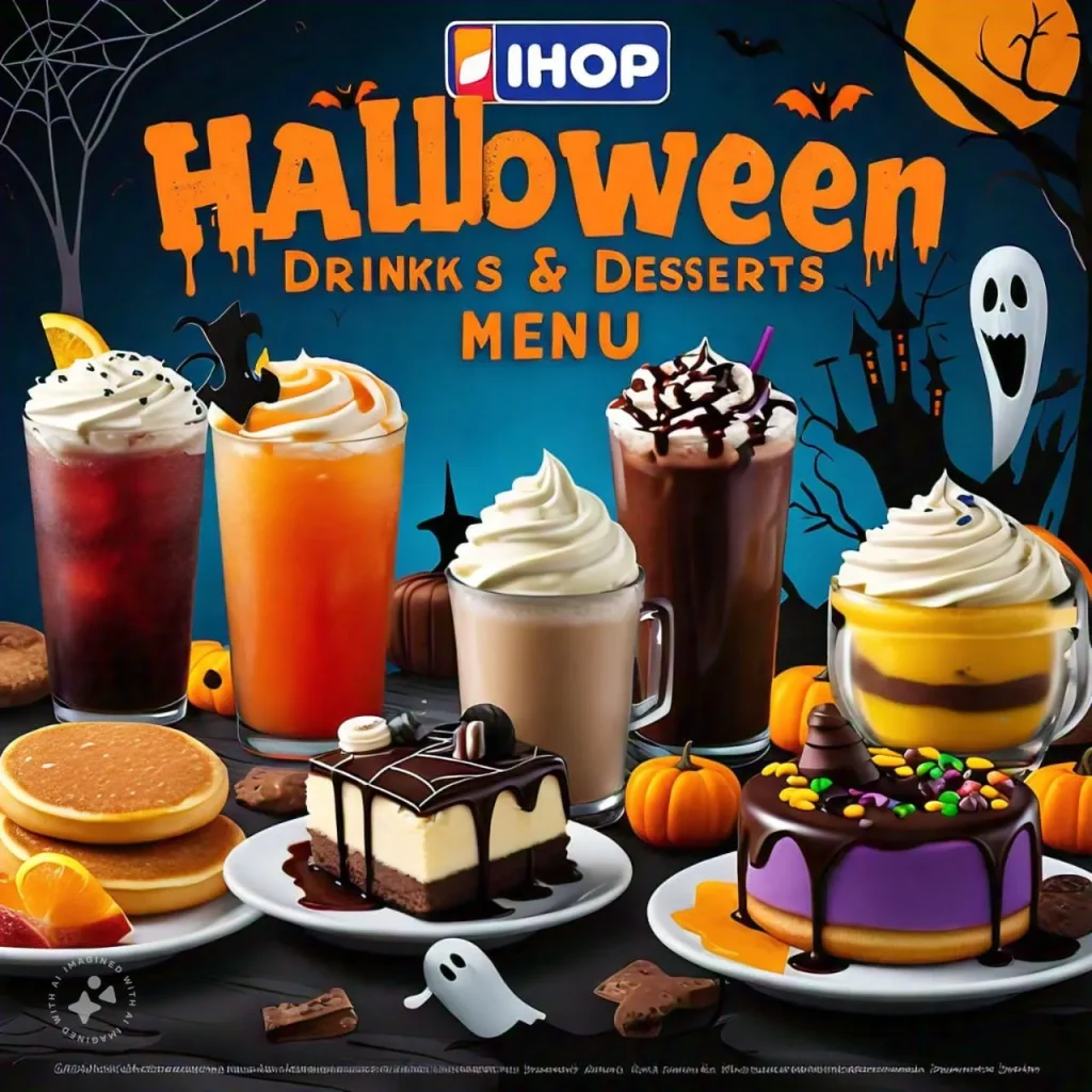 IHOP Halloween Drinks & Desserts Menu