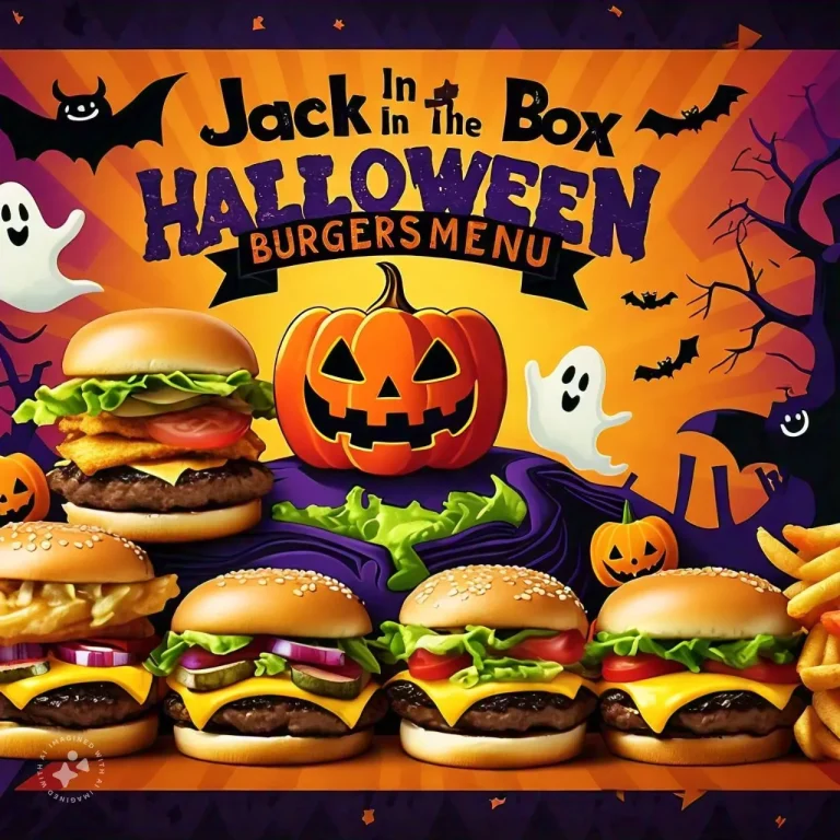 Jack In The Box Halloween Burgers Menu