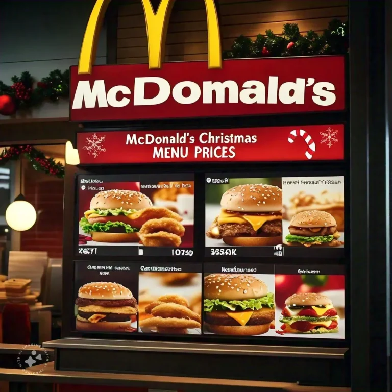 McDonald's Christmas Menu Prices