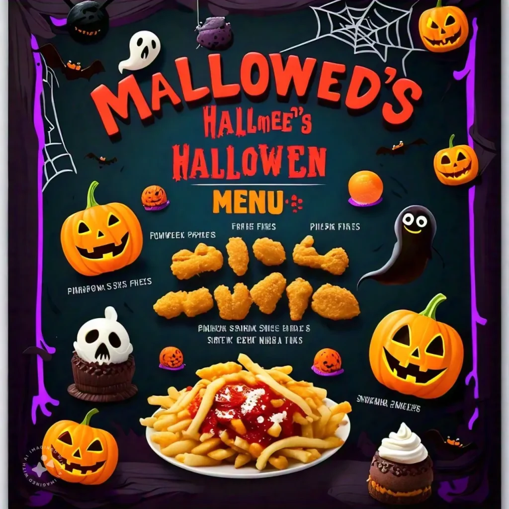 McDonald's Halloween Sides Menu