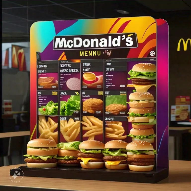 New McDonalds Menu
