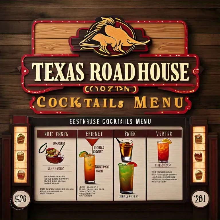 Texas Roadhouse Cocktails Menu