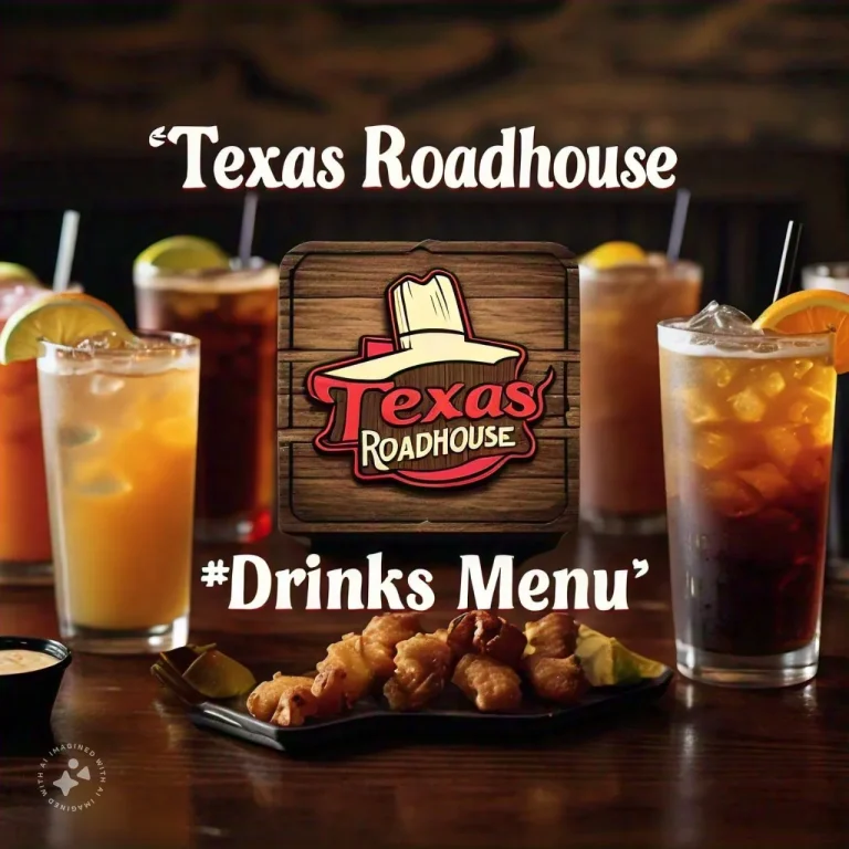 Texas Roadhouse Drinks Menu