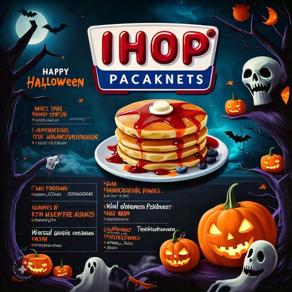 IHOP Halloween Pancakes Menu